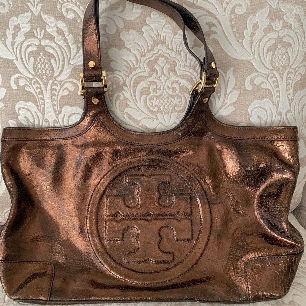 Tory Burch beautiful bronze bag